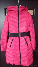 Ružová dlhá bunda - 2