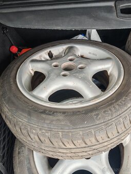 Predám elektróny R14 vhodné pre značku Renault + letné pneu - 2