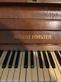 Predám piano AUGUST FORSTER - 2