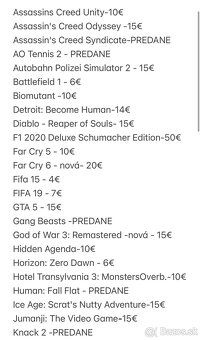 Hry na PS4 Playstation 4 - 2