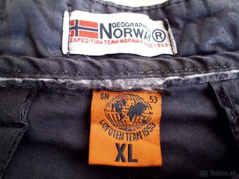 Norway Geographical pánske krátke cargo nohavice XL - 2
