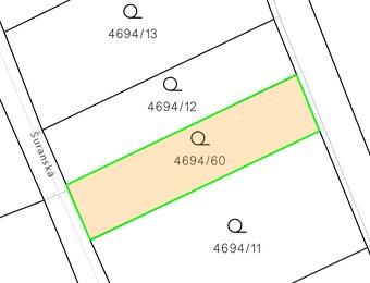 400m2 dve parcely priamo v Nitre - 2