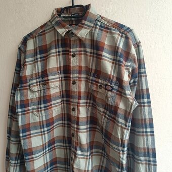 Dickies flanelová košeľa s dlhým rukávom károvaná kockovaná - 2