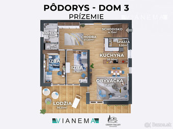 IBA U NÁS 2 podlažný rodinný dom s nádherným výhladom 830m2 - 2