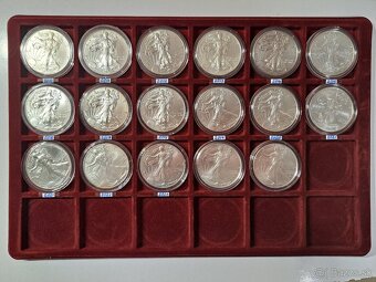 1Oz mince American Eagle - kompletná sada - 2