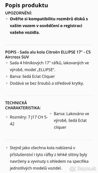 alu kola CITROEN R17 - 2