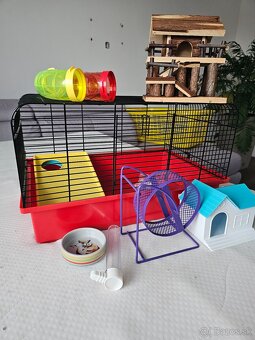 Klietka pre hlodavce CH1 aj s príslušenstvom, 49x32,5x29cm - 2