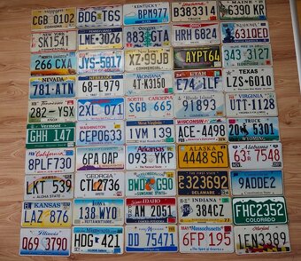 americke spz 50 statov - 2