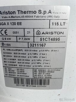 Plynovy topny valec - 2