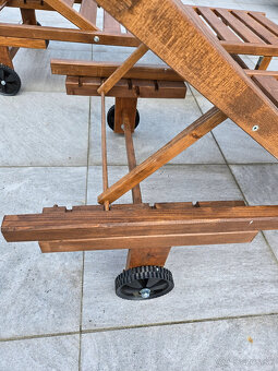 Predám drevené lehátko - 2