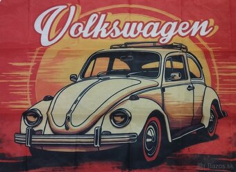 VW Beetle - chrobák vlajka - 2