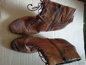 Dámske kožené topánky č. 40 - 2