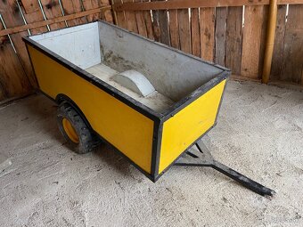 Predám vlečku za malotraktor, kosačku, záhradný traktor - 2