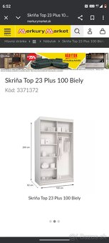 Skriňa so zrkadlom - 2