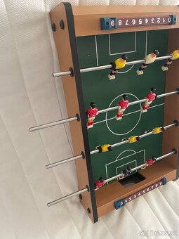 Stolný futbal 51 × 50 × 10 cm, hnedý table football - 2