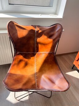 Dizajnove kozene kreslo - 2