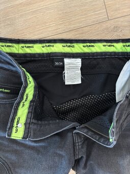 Pánske moto jeansy W-TEC Oliver - čierna - 2