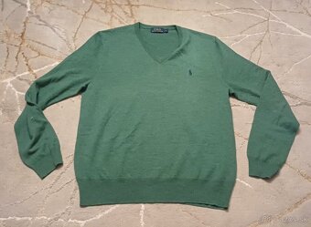 Ralph Lauren zelený 100% wool - 2