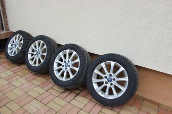 ZIMNÉ pneumatiky 215/55 R16 97H + disky FORD - 2