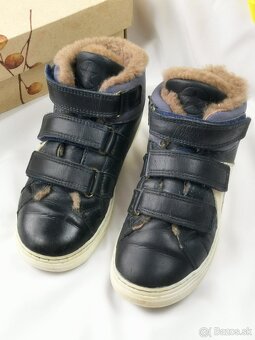 Bisgaard - zimné tenisky s pravou kožušinou veľkosť 32 - 2