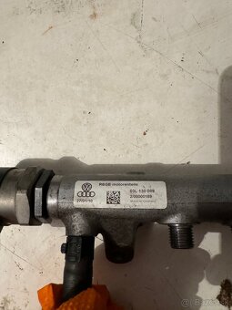 Vstrekovacia lišta rail, snímač tlaku, regulátor 2.0 TDi - 2