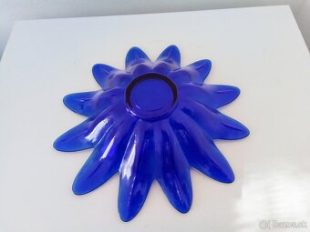 Modrá skleněná mísa - 2