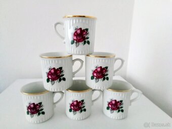 Sada retro hrnků - hrnčeky - 2