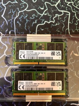 PREDÁM 32GB Kit (2x16GB) RAM pamäte DDR5 do notebookov - 2