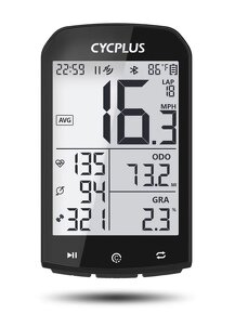 Kvalitný GPS Smart CykloPočítač CYCPLUS M1 - 2