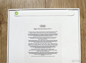 Apple iPad 10.9", 256GB, NEOTVORENÝ, V ZÁRUKE, kúpený v SR - 2