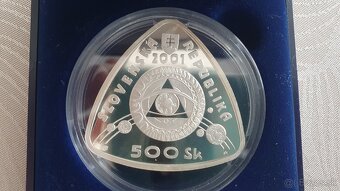 Strieborna minca 500SK - K zaciatku tretieho tisicrocia - 2