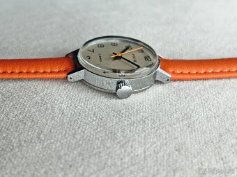 Československé Retro Vintage hodinky PRIM Oranžové - 2