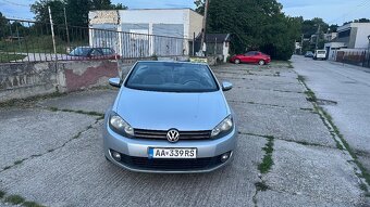 VW golf 6 cabriolet 2012 - 2