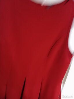 Červené spoločenské šaty, šaty na redovy - 2
