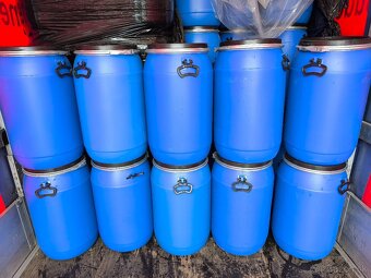 Predám potravinárske 80l plastové sudy - 2