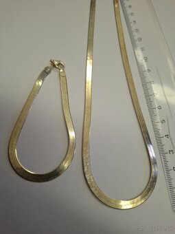 Strieborný set 2 - náramok a náhrdelník - 2