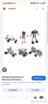 konštrukčná stavebnica Miniland Educational Mecatech - 2