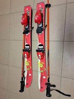 Detské lyže+lyžiarky - 2
