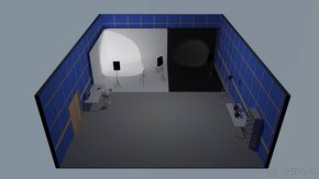 Prenajmem velke televizne studio 144 m2 priestor - 2