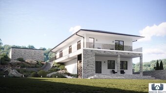 Elegantný dvojpodlažný rodinný dom s veľkým pozemkom v obci - 2