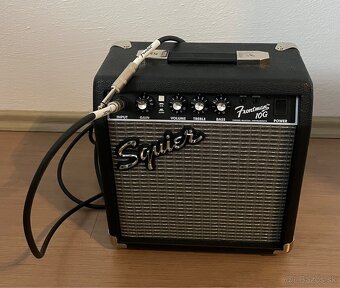 Fender Elektrická gitara, zosilňovač Squier + príslušenstvo - 2