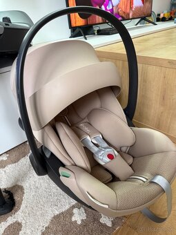 Cybex Cloud G plus Almond beige + zakladna base G - 2
