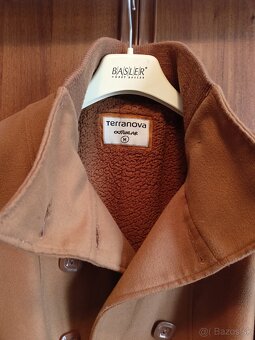 hnedý kabát M - 2