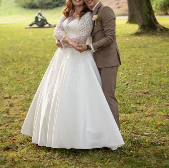 princeznovské svadobné šaty - 2