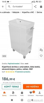 Skrinka s umývadlom - 2