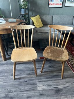 Drevené stoličky retro I nábytok - 2