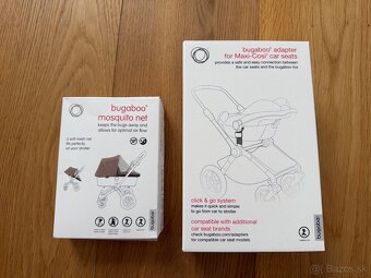 Novy Bugaboo adapter a nova sietka/moskytiera - 2