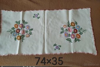 Ručne vyšívané obrusy. - 2