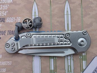 Microtech LUDT Tanto Titanium Marfione Select Frag Pattern - 2