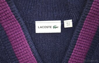 Lacoste - Pánsky kardigán (modrý) - 2
